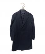 Maker's Shirt 鎌倉メーカーズシャツカマクラ）の古着「ウールカシミヤチェスターコート」｜ネイビー