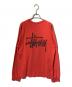 stussy (ステューシー) ロングスリーブカットソー レッド サイズ:L：5000円