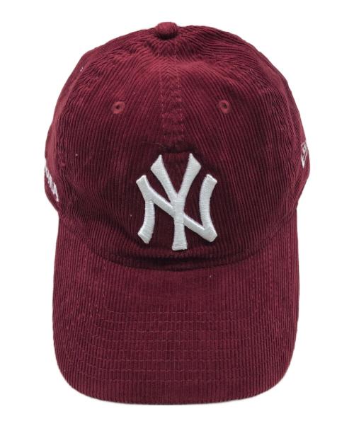 New Era（ニューエラ）New Era (ニューエラ) MoMA (モマ) キャップ/コーデュロイキャップ バーガンディーの古着・服飾アイテム