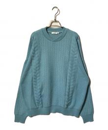 yashiki（ヤシキ）の古着「Haruno Knit」｜ブルー
