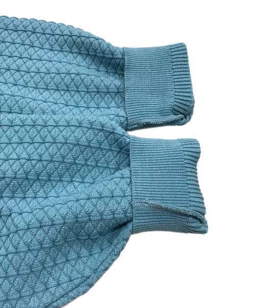 yashiki（ヤシキ）yashiki (ヤシキ) Haruno Knit ブルー サイズ:3の古着・服飾アイテム