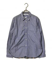 COMME des GARCONS JUNYA WATANABE MAN（コム デ ギャルソン ジュンヤ ワタナベ マン）の古着「切替チェックシャツ」｜ブルー