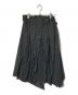 tricot COMME des GARCONS（トリココムデギャルソン）の古着「フリルラップスカート」｜ブラック