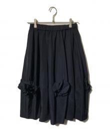 COMME des GARCONS COMME des GARCONS（コムデギャルソン コムデギャルソン）の古着「フリルバルーンスカート」｜ネイビー
