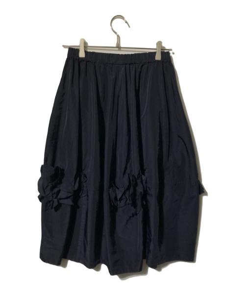 COMME des GARCONS COMME des GARCONS（コムデギャルソン コムデギャルソン）COMME des GARCONS COMME des GARCONS (コムデギャルソン コムデギャルソン) フリルバルーンスカート ネイビー サイズ:XSの古着・服飾アイテム