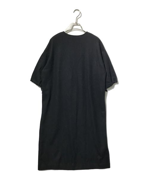 KAGURE（カグレ）KAGURE (カグレ) ウールオーバーワンピース ブラック サイズ:freeの古着・服飾アイテム