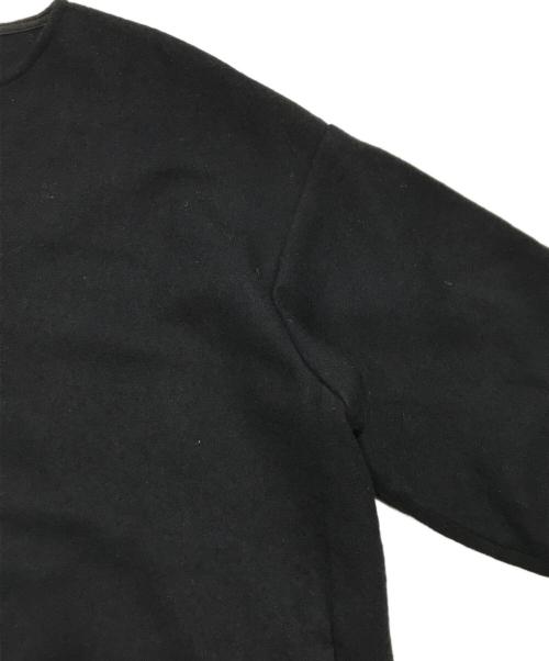 KAGURE（カグレ）KAGURE (カグレ) ウールオーバーワンピース ブラック サイズ:freeの古着・服飾アイテム