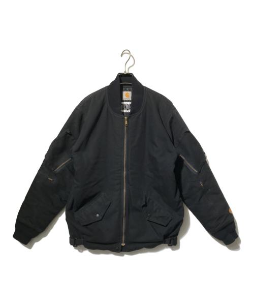 CarHartt（カーハート）CarHartt (カーハート) ダックボンバージャケット ブラック サイズ:Mの古着・服飾アイテム