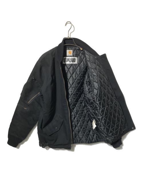 CarHartt（カーハート）CarHartt (カーハート) ダックボンバージャケット ブラック サイズ:Mの古着・服飾アイテム