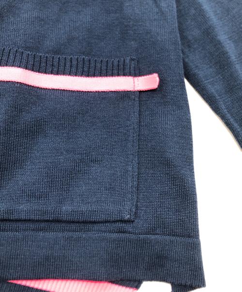 OLLEBOREBLA（オレボレブラ）OLLEBOREBLA (オレボレブラ) ぶたさん ニットカーディガン ネイビー サイズ:不明の古着・服飾アイテム