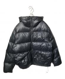stussy（ステューシー）の古着「MICRO RIPSTOP DOWN PARKA/ダウンジャケット」｜ブラック