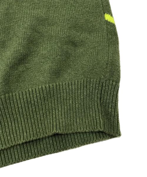 stussy（ステューシー）stussy (ステューシー) Laguna Icon Sweater/長袖ニット グリーン サイズ:Ｌの古着・服飾アイテム