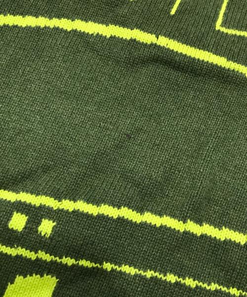 stussy（ステューシー）stussy (ステューシー) Laguna Icon Sweater/長袖ニット グリーン サイズ:Ｌの古着・服飾アイテム