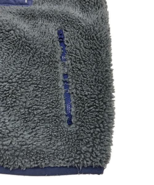 stussy（ステューシー）stussy (ステューシー) SHERPA REVERSIBLE JACKET/ボアジャケット グレー サイズ:Lの古着・服飾アイテム