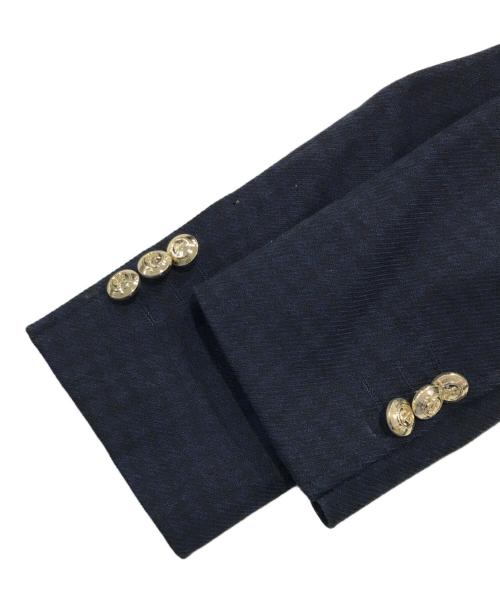 UNITED ARROWS & SONS（ユナイテッドアローズ＆サンズ）UNITED ARROWS & SONS (ユナイテッドアローズ＆サンズ) 金釦テーラードジャケット/ブレザー ネイビー サイズ:44の古着・服飾アイテム
