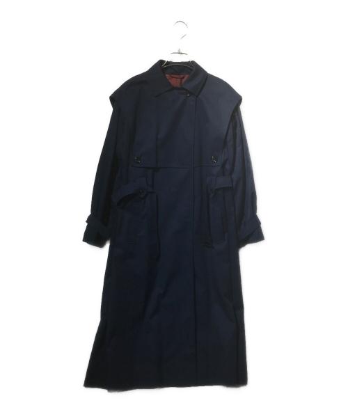 Aquascutum（アクアスキュータム）Aquascutum (アクアスキュータム) トレンチコート ネイビー サイズ:4の古着・服飾アイテム