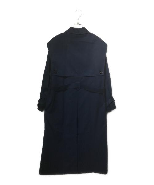 Aquascutum（アクアスキュータム）Aquascutum (アクアスキュータム) トレンチコート ネイビー サイズ:4の古着・服飾アイテム