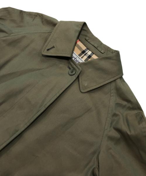Burberry's（バーバリーズ）Burberry's (バーバリーズ) 裏ノヴァチェックステンカラーコート/ロングコート カーキ サイズ:Ｍの古着・服飾アイテム