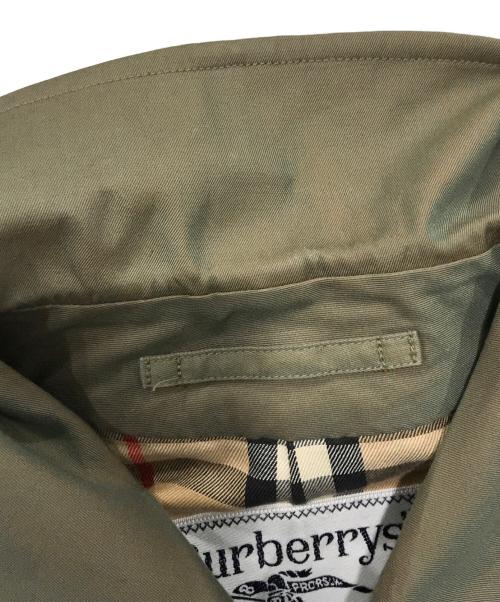 Burberry's（バーバリーズ）Burberry's (バーバリーズ) 裏ノヴァチェックステンカラーコート/ロングコート カーキ サイズ:Ｍの古着・服飾アイテム