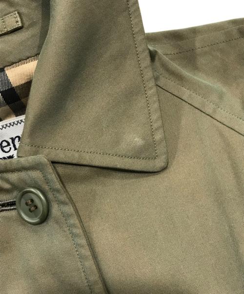 Burberry's（バーバリーズ）Burberry's (バーバリーズ) 裏ノヴァチェックステンカラーコート/ロングコート カーキ サイズ:Ｍの古着・服飾アイテム