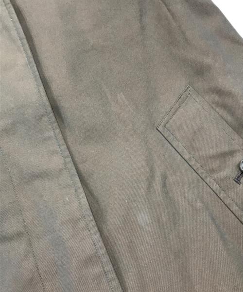 Burberry's（バーバリーズ）Burberry's (バーバリーズ) 裏ノヴァチェックステンカラーコート/ロングコート カーキ サイズ:Ｍの古着・服飾アイテム