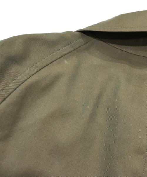Burberry's（バーバリーズ）Burberry's (バーバリーズ) 裏ノヴァチェックステンカラーコート/ロングコート カーキ サイズ:Ｍの古着・服飾アイテム