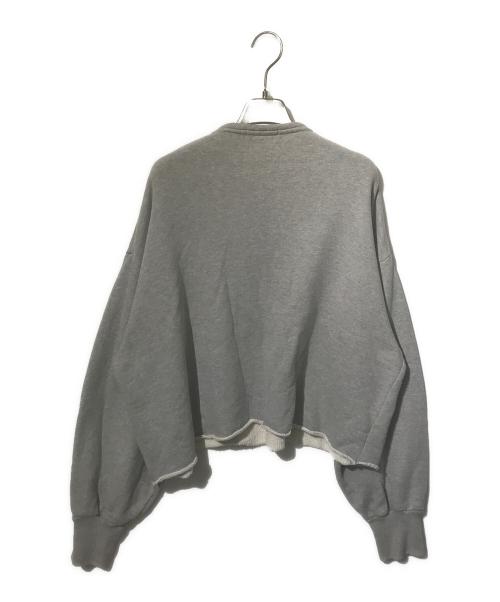 Whim Gazette（ウィムガゼット）Whim Gazette (ウィムガゼット) スウェットVネックプルオーバー グレー サイズ:SIZE Fの古着・服飾アイテム