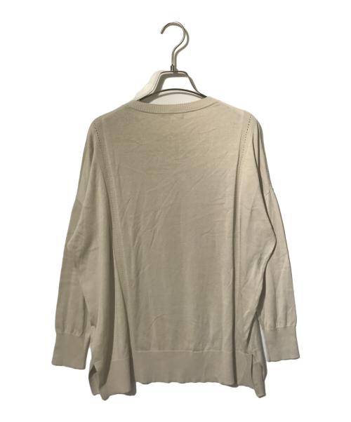theory luxe（セオリーリュクス）theory luxe (セオリーリュクス) ウォッシャブルニット ベージュ サイズ:38の古着・服飾アイテム