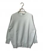 theory luxeセオリーリュクス）の古着「クルーネック プルオーバーニット」｜ブルー