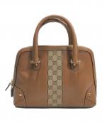 GUCCIグッチ）の古着「ハンドバッグ」｜ブラウン