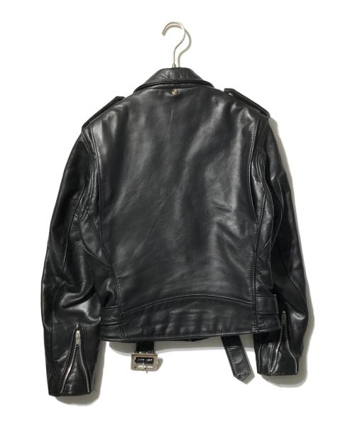 Schott（ショット）Schott (ショット) 618 ダブルライダースジャケット/レザージャケット ブラック サイズ:36の古着・服飾アイテム