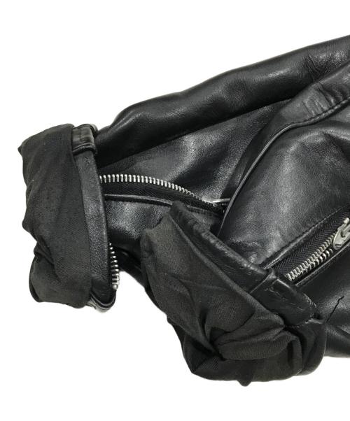 Schott（ショット）Schott (ショット) 618 ダブルライダースジャケット/レザージャケット ブラック サイズ:36の古着・服飾アイテム