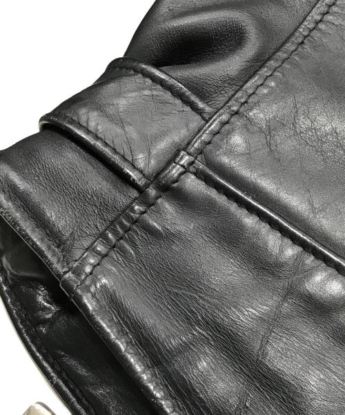 Schott（ショット）Schott (ショット) 618 ダブルライダースジャケット/レザージャケット ブラック サイズ:36の古着・服飾アイテム