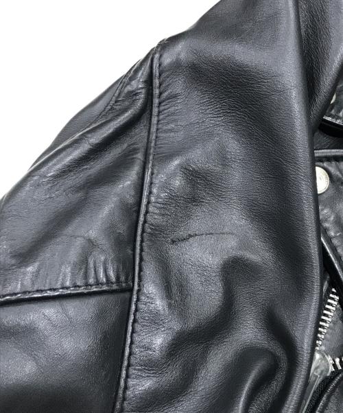 Schott（ショット）Schott (ショット) 618 ダブルライダースジャケット/レザージャケット ブラック サイズ:36の古着・服飾アイテム