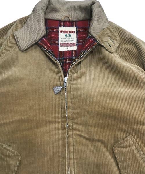 McGREGOR（マックレガー）McGREGOR (マックレガー) コーデュロイハリントンジャケット ブラウン サイズ:Mの古着・服飾アイテム