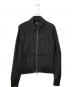 DIESEL BLACK GOLD（ディーゼル ブラック ゴールド）の古着「スタッズストライプジャケット」｜ブラック