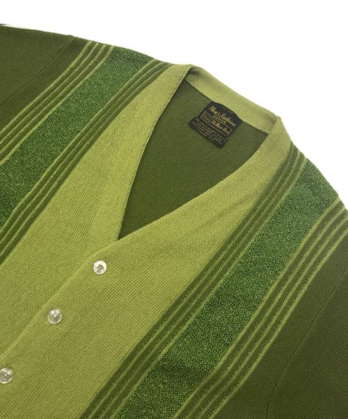 Sears（シアーズ）Sears (シアーズ) アクリルカーディガン グリーン サイズ:Mの古着・服飾アイテム