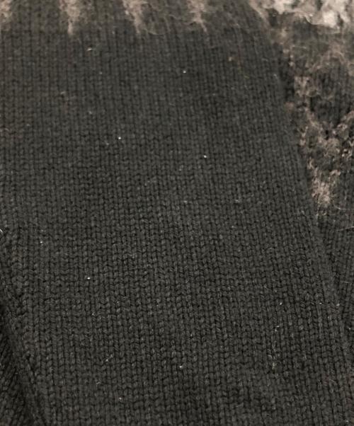 LAD MUSICIAN（ラッドミュージシャン）LAD MUSICIAN (ラッドミュージシャン) CREW NECK PULLOVER KNIT NORDIC ブラック サイズ:44の古着・服飾アイテム