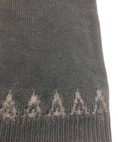 LAD MUSICIAN（ラッドミュージシャン）LAD MUSICIAN (ラッドミュージシャン) CREW NECK PULLOVER KNIT NORDIC ブラック サイズ:44の古着・服飾アイテム