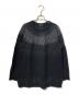 LAD MUSICIAN（ラッドミュージシャン）の古着「CREW NECK PULLOVER KNIT NORDIC」｜ブラック