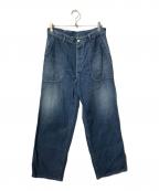 New Manualニュー・マニュアル）の古着「USN DENIM TROUSERS/デニムパンツ/ジーンズ」｜インディゴ