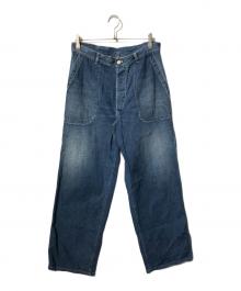 New Manual（ニュー・マニュアル）の古着「USN DENIM TROUSERS/デニムパンツ/ジーンズ」｜インディゴ