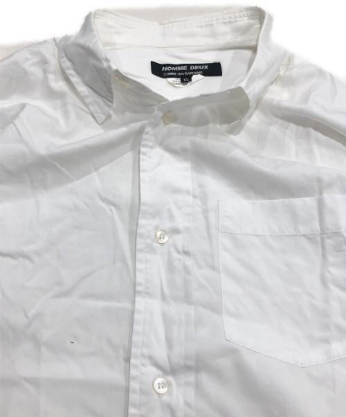 COMME des GARCONS HOMME DEUX（コムデギャルソン オム ドゥ）COMME des GARCONS HOMME DEUX (コムデギャルソン オム ドゥ) 長袖シャツ ホワイト サイズ:XLの古着・服飾アイテム