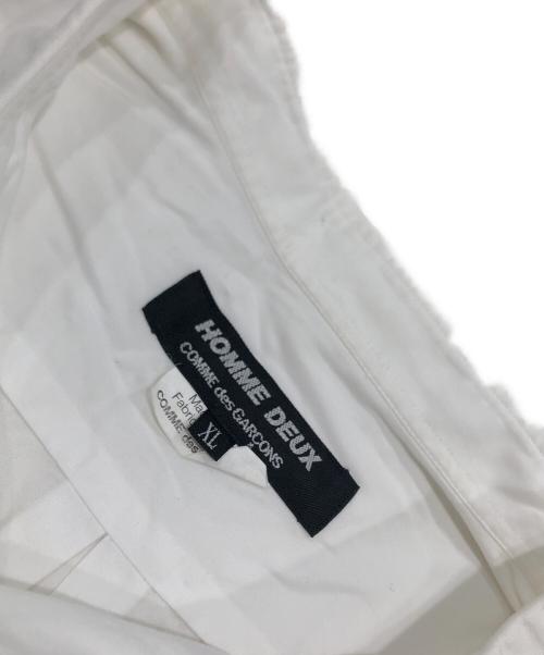 COMME des GARCONS HOMME DEUX（コムデギャルソン オム ドゥ）COMME des GARCONS HOMME DEUX (コムデギャルソン オム ドゥ) 長袖シャツ ホワイト サイズ:XLの古着・服飾アイテム
