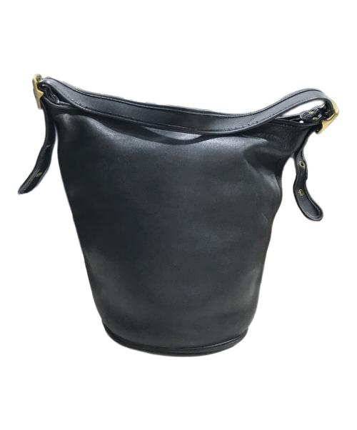 COACH（コーチ）COACH (コーチ) バケツレザーショルダーバッグ ブラックの古着・服飾アイテム