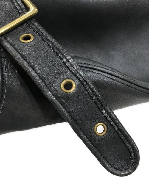 COACH（コーチ）COACH (コーチ) バケツレザーショルダーバッグ ブラックの古着・服飾アイテム