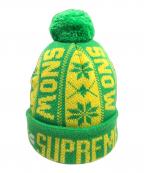 SUPREMEシュプリーム）の古着「スノービーニー/ニットキャップ」｜グリーン