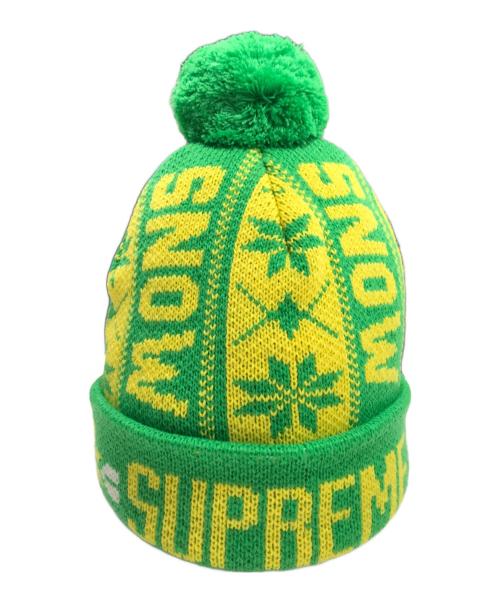 SUPREME（シュプリーム）SUPREME (シュプリーム) スノービーニー/ニットキャップ グリーンの古着・服飾アイテム