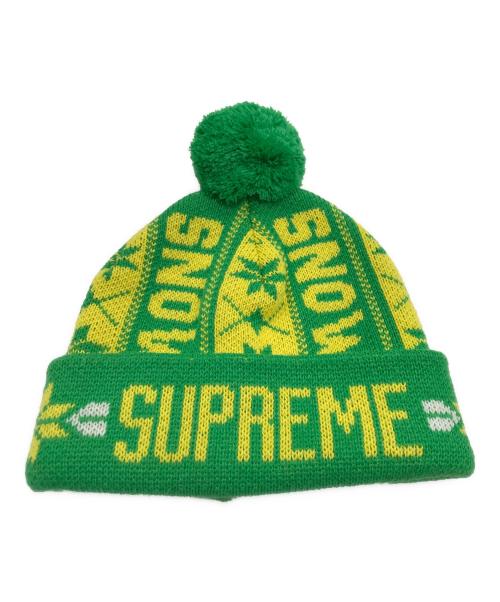 SUPREME（シュプリーム）SUPREME (シュプリーム) スノービーニー/ニットキャップ グリーンの古着・服飾アイテム