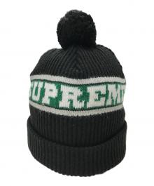 SUPREME（シュプリーム）の古着「Big Stripe Beanie/ニット帽」｜ブラック